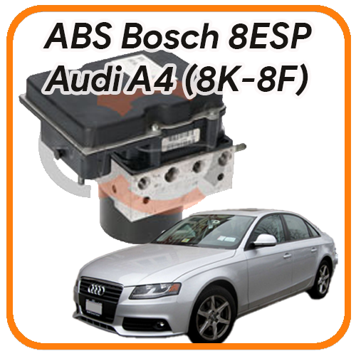 ABS Audi A4 (8K-8F) Bosch 8ESP revisione modulo pompa